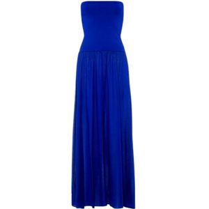Eres, Dames, Jurken, Blauw, Maat: M Katoen,