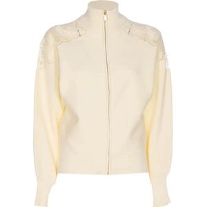 Twinset, Dames, Truien, Beige, Maat: M Viscose,