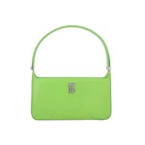 Burberry Leather shoulder-bags , Green , Dames , Maat: ONE Size