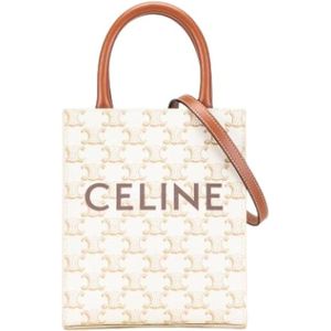 Celine Vintage, Dames, Pre-owned, Wit, Maat: ONE Size