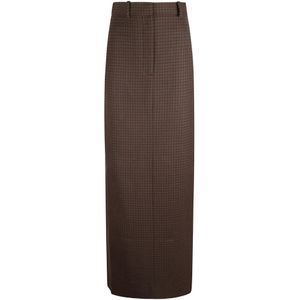 Acne Studios, Dames, Rokken, Bruin, Maat: S