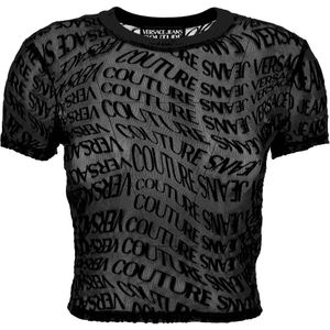 Versace, Dames, Tops, Zwart, Maat: S