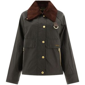 Barbour - Cotton Catton Wax Jacket - Tussenjas - Groen - Dames