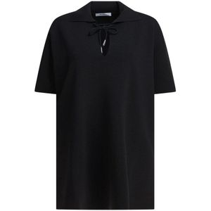 Max Mara, Dames, Tops, Zwart, Maat: M Viscose,