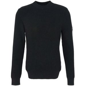 Barbour, Heren, Truien, Zwart, Maat: L Katoen,