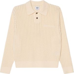 Obey, Heren, Truien, Beige, Maat: L Katoen,