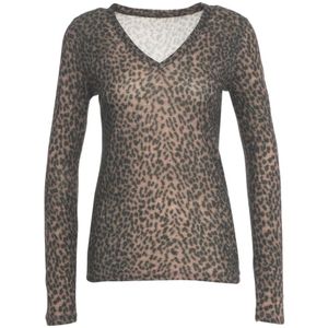 Majestic Filatures, Dames, Tops, Bruin, Maat: S