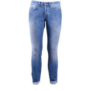 Dondup, Heren, Jeans, Blauw, Maat: W30 Katoen,