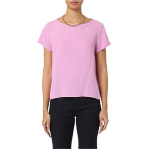 Marella, Dames, Blouses & Shirts, Roze, Maat: XS Zijde,
