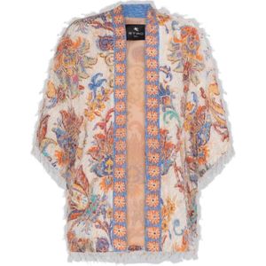 Etro, Dames, Truien, Veelkleurig, Maat: M Zijde,