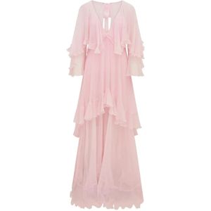 Loveshackfancy, Dames, Jurken, Roze, Maat: S Zijde,