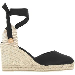 Castañer, Dames, Schoenen, Zwart, Maat: 38 EU Katoen,