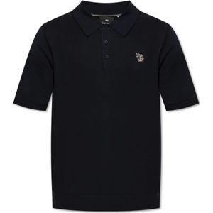 PS By Paul Smith, Heren, Tops, Blauw, Maat: L Katoen,