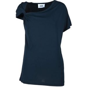 Alpha Studio, Dames, Tops, Blauw, Maat: XS Viscose,