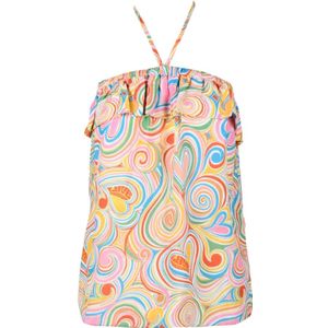 Love Moschino, Dames, Tops, Veelkleurig, Maat: M Katoen,