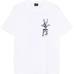 Paul Smith, Heren, Tops, Wit, Maat: L Katoen,