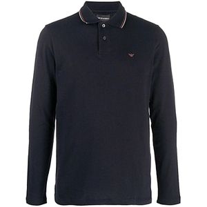 Emporio Armani, Heren, Tops, Blauw, Maat: 2XL