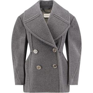 Givenchy, Dames, Jassen, Grijs, Maat: S Zijde,