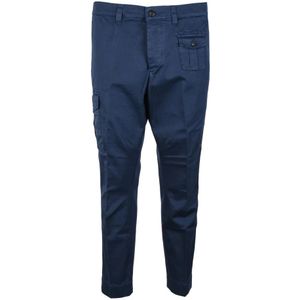 Dondup, Heren, Broeken, Blauw, Maat: W29 Katoen,