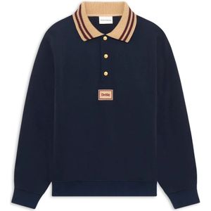 Drole de Monsieur, Heren, Tops, Blauw, Maat: M Poliester,