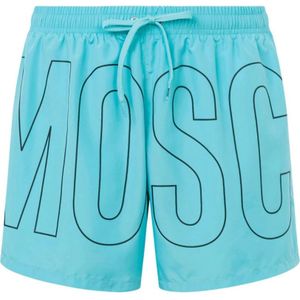 Moschino, Heren, Badkleding, Blauw, Maat: S Poliester,