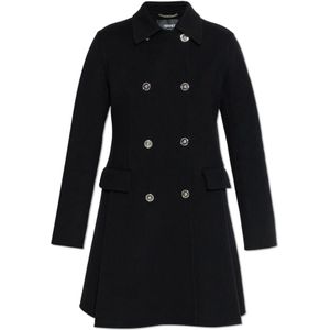 Versace, Dames, Mantels, Zwart, Maat: S Wol,