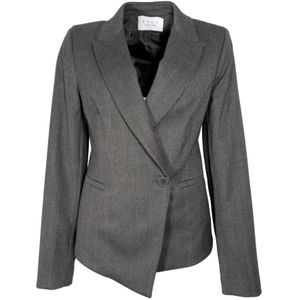 Kaos, Dames, Jassen, Grijs, Maat: L Viscose,
