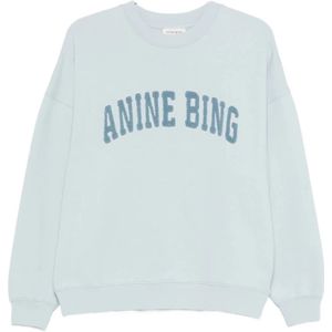 Anine Bing, Dames, Sweatshirts & Hoodies, Blauw, Maat: XS