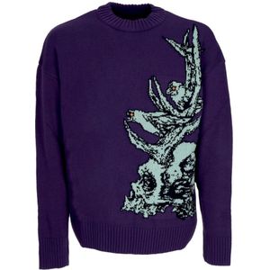 Dolly Noire, Heren, Truien, Paars, Maat: S Acryl,