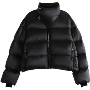 Rick Owens, Heren, Jassen, Zwart, Maat: 2XL Katoen,