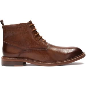 Kazar - Bruine Laarzen met Rits en Veters - Leer - Heren