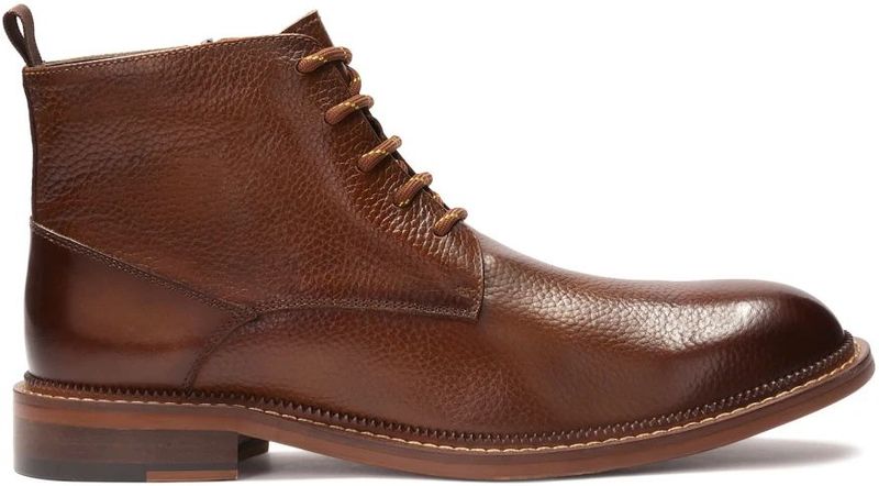 Kazar - Bruine Laarzen met Rits en Veters - Leer - Heren