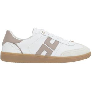 Elisabetta Franchi, Dames, Schoenen, Beige, Maat: 39 EU Leer,