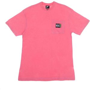 Nike, Dames, Tops, Roze, Maat: L Katoen,