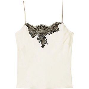 Twinset, Dames, Tops, Wit, Maat: M