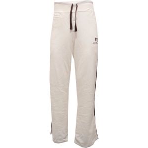 Pt01, Heren, Broeken, Wit, Maat: L Fleece,