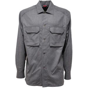 Bagutta, Heren, Jassen, Grijs, Maat: M Wol,