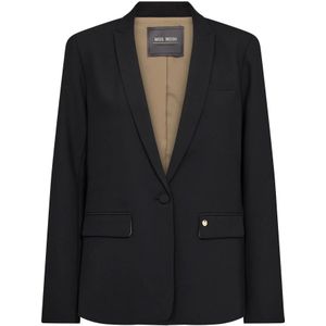 Mos Mosh - Mmphoebe Miley Blazer - Blazer - Zwart - 100% Polyester