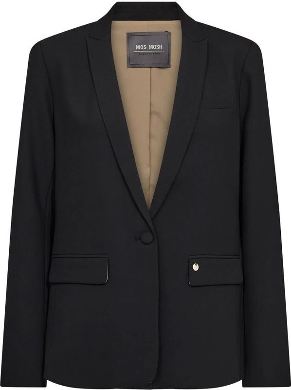 Mos Mosh - Mmphoebe Miley Blazer - Blazer - Zwart - 100% Polyester