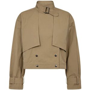 Co'Couture, Dames, Jassen, Bruin, Maat: M Katoen,