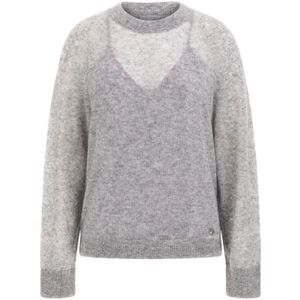 Guess, Dames, Truien, Grijs, Maat: XS