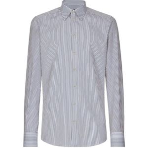Dolce & Gabbana, Heren, Overhemden, Wit, Maat: XL Katoen,