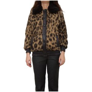 Nenette, Dames, Jassen, Beige, Maat: XS Nylon,