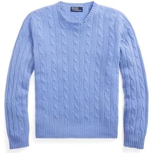 Gebreide pullover van kasjmier met ronde hals