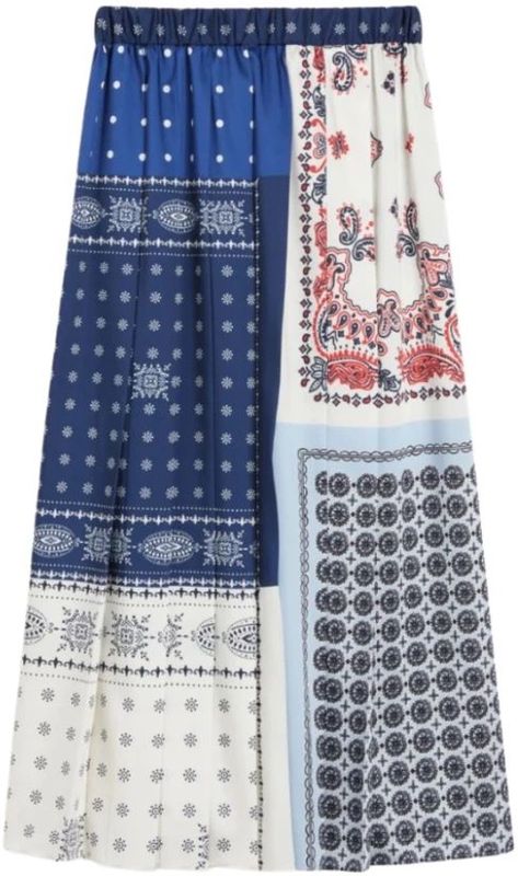 Max Mara - Luna Skirt - Midi-rok - Veelkleurig - Polyester