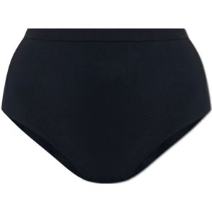 Jil Sander, Dames, Badkleding, Zwart, Maat: S Polyamide,