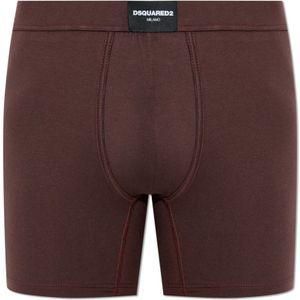 Dsquared2, Heren, Ondergoed, Bruin, Maat: S Leer,