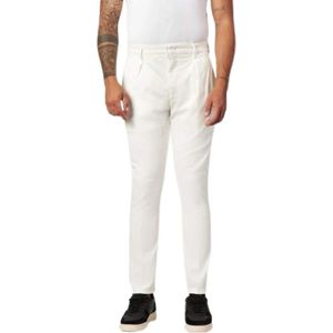 Dondup, Heren, Broeken, Wit, Maat: W35 Katoen,