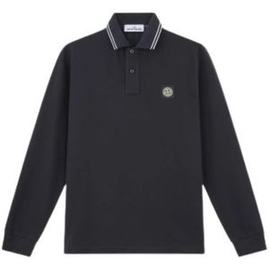 Stone Island, Heren, Tops, Blauw, Maat: L Katoen,