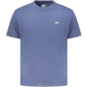Vans, Heren, Tops, Blauw, Maat: S Katoen,